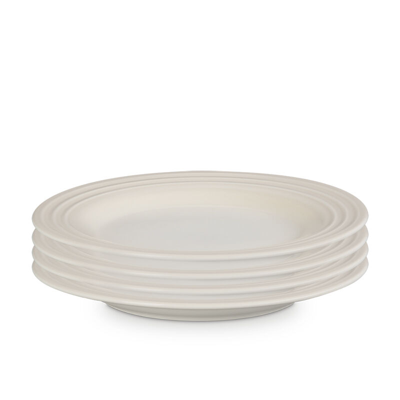 Set of 4 Classic Stoneware Dinner Plates | Le Creuset
